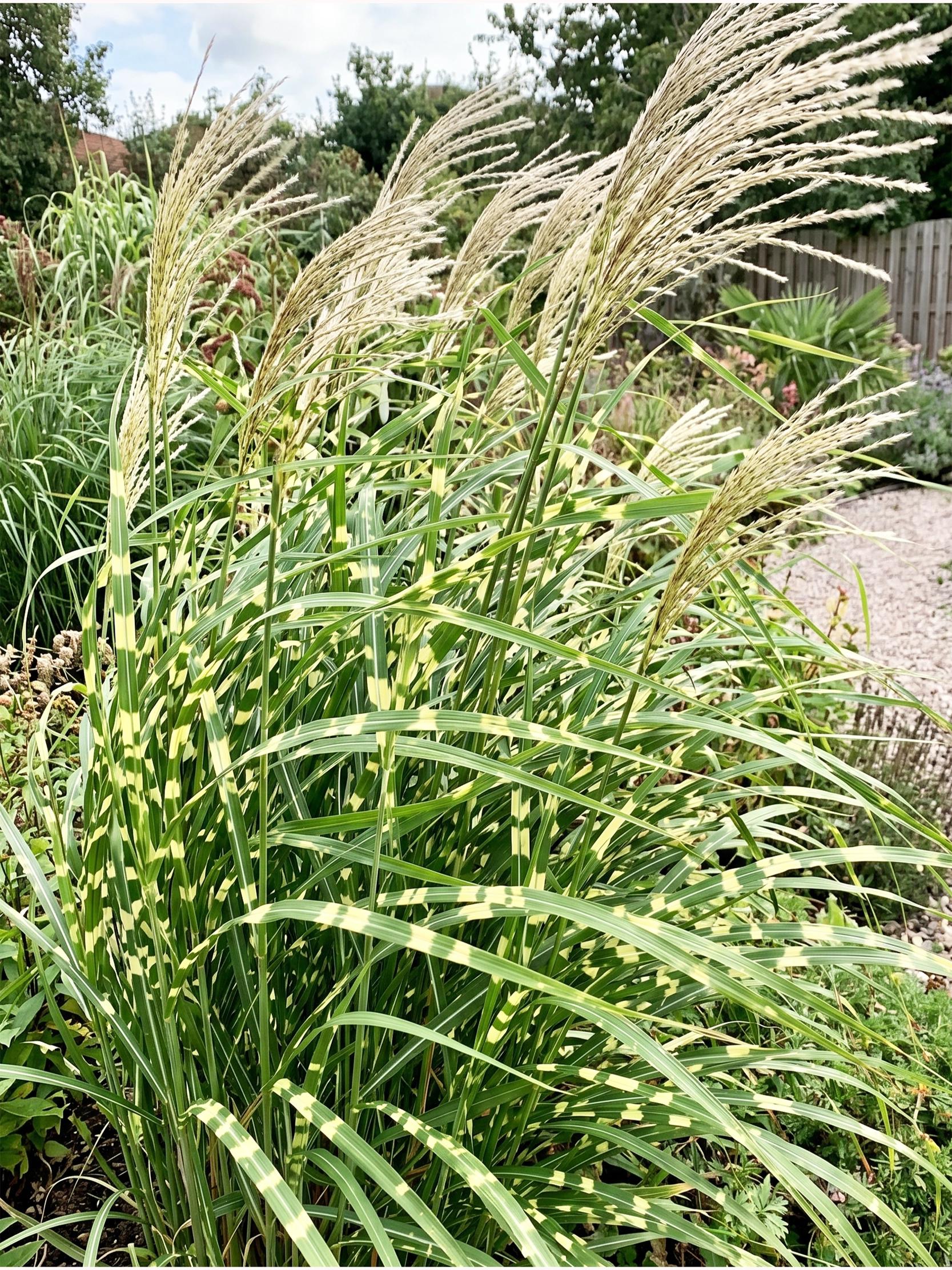 Miscanthus sinensis Zebrinus 4